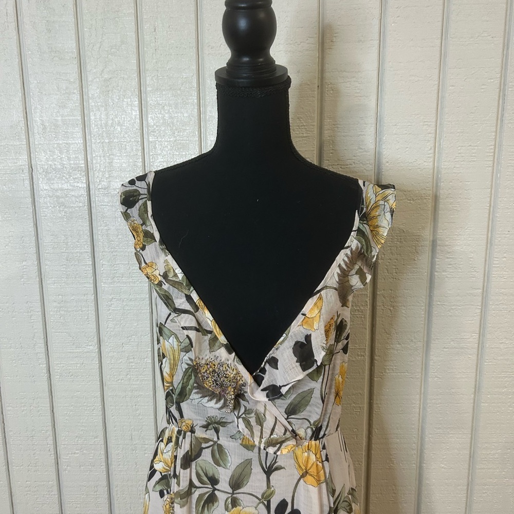Secret Mission Super Natural Celia Open Back Maxi Dress, size medium. - Picture 4 of 8